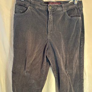 Gloria Vanderbilt - Corduroy - Gray - Misses - 14 Short
